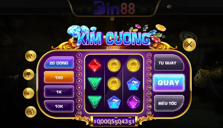 Chinh Phục Game Nhanh Kim Cương Tại Bin88 Săn Hũ Đá Quý Cực Khủng