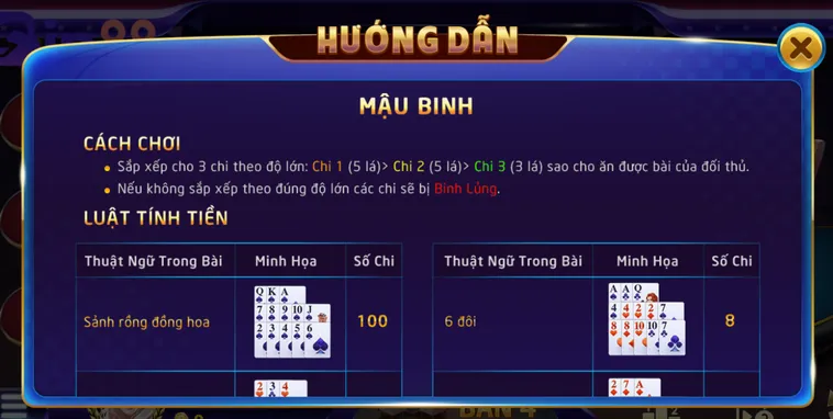 Chinh Phục Nghệ Thuật Sắp Xếp Bài Cùng Mậu Binh Tại Bin88 Đỉnh Cao