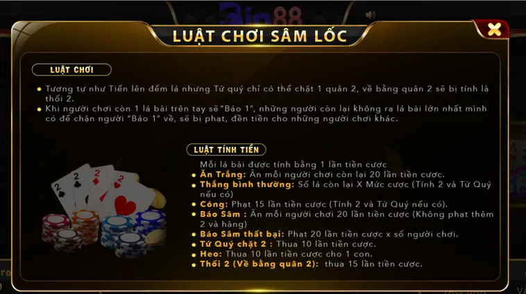 Chinh Phục Game Sâm Lốc Tại Bin88 Sân Chơi Xanh Chín Cho Bài Thủ
