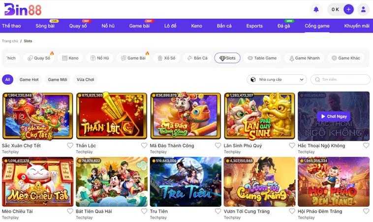 Chinh Phục Hũ Vàng Khổng Lồ Tại Thế Giới Slot Game Bin88 Đỉnh Cao