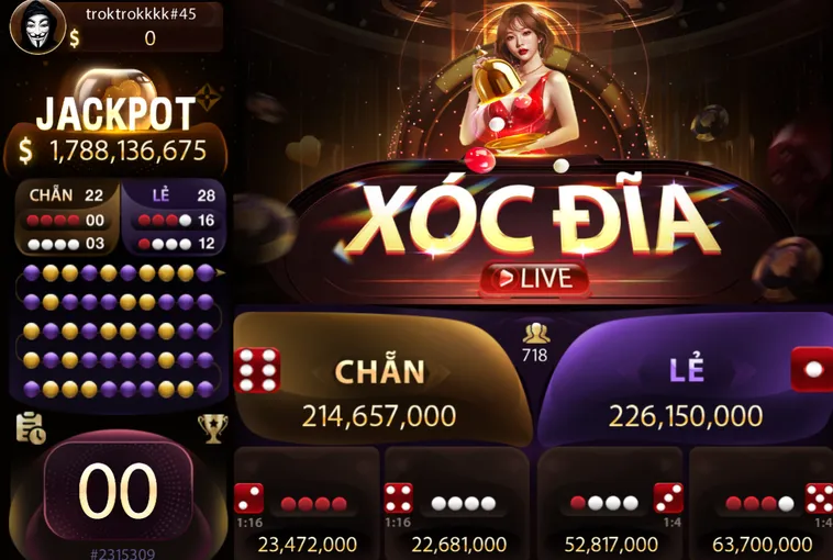 Chinh Phục Xóc Đĩa Live Tại Bin88 Sân Chơi Xanh Chín Cùng Dealer Xinh Đẹp